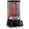 Oneconcept Kebab Master Pro - Spiedo Elettrico, Griglia Elettrica Verticale, Macchina Kebab, Griglia Girevole con Girarrosto, Pollo, Kebab e Gyros, 1800W, Nero