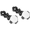 Dilwe Montante Magnetico in Metallo 2 Pezzi per/HSP/Redcat/Axial SCX10 / D90 / HPI Auto RC(Nero)