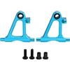 Dilwe Braccio Oscillante Anteriore Inferiore RC, in Lega di Alluminio Forte Flessibilità Accessorio per Parti di Aggiornamento per Auto RC Compatibile per TT02 1/10 RC Car(Blu)