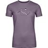 Ortovox 150 Cool Peak Focus TS W - T-shirt - donna, Dark Violet