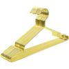 SONGMICS Pacco da 20 Grucce Metalliche Robuste, Appendini Cromati, Anti-ruggine, Salvaspazio, Durevoli, Lunghezza di 42 cm, Color Dorato CRI044G01