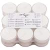 Pritogo - Candeline maxi (18 pezzi) in involucro di plastica, durata di combustione: 7 ore, XXL Ø 5,8 * 2,2 cm, candeline jumbo, vassoio di plastica, senza profumo