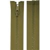 cyclingcolors 2x Cerniera Lampo n. 5 70 cm Chiusure Cursore Tirante Zip Poliestere Abbagliamento Arredamento Cucito Giacche, Verde kaki