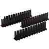 Norpro Knife Organizer, Confezione da 4, Nero