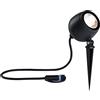 Paulmann 94774 Plug & Shine Faretto LED da giardino Kikolo IP65 7,2W 460lm dimmerabile 261mm antracite plastica/alluminio 3000K