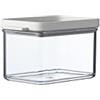 Mepal - Contenitore Omnia - Trasparente con Coperchio per Alimenti Secchi - Organizzatore e Contenitore per la Cucina - Impilabile ed Ermetico - 700 ml - Nordic White