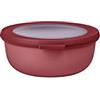 Mepal - Multi Bowl Cirqula Round - Contenitori Plastica con Coperchio - Adatto come contenitore ermetico per Frigo, microonde, Congelatore e piatti da portata - Ciotole Cucina - 750 ml - Vivid mauve