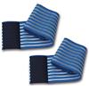 Fiab 2 fasce elastiche blu universali regolazione a strappo lunghezza 60Cm per elettrodi elettrostimolazione ionoforesi
