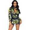 Leg Avenue - Costume mimetico militare, Donna, taglia: S