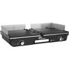 LITTLE BALANCE 3066 Dual 2000 Nopifas, Barbecue elettrico, Senza PFAS, 2 zone di cottura indipendenti, 2000 W, nero