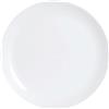 Luminarc Dajar Diwali - Piatto piano in vetro, 25 cm, 25 cm, colore: Bianco