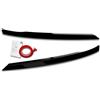 RDX Racedesign Palpebre fari compatibile con Seat Ateca & Cupra Ateca 2016-2021 (ABS Nero Lucido)