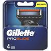 Gilette Lame di Ricambio Gillette ProGlide x 4 - Confezione Multipack, Compatibili con Rasoi Gillette Fusion ProGlide