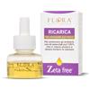 Flora Ricarica Diffusore Antizanzare FLORA Zeta Free 25 ml con Oli Essenziali Puri - Aroma Fresco e Gradevole, Rende l'Ambiente Sfavorevole alle Zanzare per un'Estate Serena