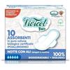 Vivicot Assorbenti biologici con ali (10 pezzi) Biodegradabili