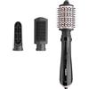 BaByliss AS128E Spazzola ad aria Style Smooth 1000W, Asciuga, modella e crea volume, tutto in uno, funzione ionica anti-crespo, 3 accessori