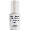 Layla Cosmetics Milano No Lamp Gel Nail Polish - Rosso vivo 10 ml Smal