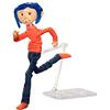 NECA Offiziell - Personaggio d'azione in coraline coraline con motivo a strisce e jeans, motivo: Halloween