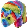 Wild Republic Pocketkins Eco Triceratopo Rainbow, Peluche, 12 cm, Giocattolo di Peluche, Realizzato con Materiali Riciclati, Ecologico