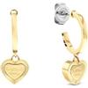 Tommy Hilfiger Jewelry Cerchio da Donna in Acciaio Inossidabile con placcatura ionica Oro Giallo - 2781014