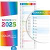 Il Calendario Positivo Calendario 2025 da Muro Olandese SLIM COLOR | Stretto, occupa poco spazio - In Carta NON Patinata ideale per segnare Appuntamenti ed Impegni | Dimensioni 15x42 | 16 facciate | Positivo