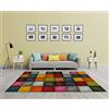 Mias Teppiche Mia's Teppiche Smaragd - Tappeto di design contemporaneo - Quadri multicolore, 120x170 cm