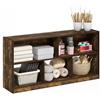 Furinno DALY libreria, a 5 cubi libreria, libreria organizer orizzontale a cubi, 27.7 x 119.9 x 59.9 cm, per soggiorno, camera da letto, ufficio domestico, Pino ambra