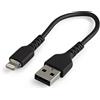 Startech.com Cavo Startech.com Usb tipo A / Lightning 15Cm Nero [RUSBLTMM15CMB]