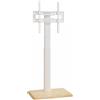 Techly Supporto tv Techly da Pavimento per tv doppio 24-55'' max 30kg Bianco