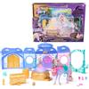 Spinmaster Unicorn Academy, Starglow Fountain & Stable Playset con Wildstar, luci e suoni,