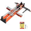 VEVOR Tagliapiastrelle Manuale 1000mm, Utensile da Taglio a Testa Scorrevole con Base a Molla, Disco da Taglio in Carburo di Tungsteno Guida Angolare e di Allineamento, per Lavori Ceramica Fai Da Te
