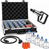 Jiangmen Xinli Medical Apparatus and Ins Set di 19 ventose con pompa per creare il vuoto, confezionato in una valigetta. (Marca: Pulox)