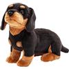 Uni Toys Uni-Toys - Bassotto senza guinzaglio - 27 cm (lunghezza) - Cane di peluche - Peluche, coccolone
