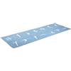 Umbro Tappetino pieghevole 174 x 62 CM - Tappetino yoga - Antiscivolo - 13 esercizi stampati - Blu