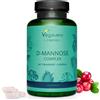 Vegavero D-Mannose Complex | 120 capsule | con estratto di mirtillo rosso e acerola | vegano
