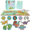 Click Europe puzzle boppi 10 in 1 per bambini a partire da 18 mesi - Dinosauri
