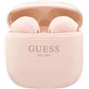 Guess Cuffie Bluetooth Guess Gutwst26Psptws + Docking Station rosa/rosa Classic Est Logo