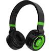Techmade TM-046-GR Cuffie Cavo e Senza Cavo a Padiglione Musica Micro-USB Bluetooth Nero Verde