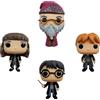 FUNKO POP Harry Potter - Confezione da 4 Harry Potter (esclusiva)