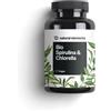 Natural Elements Compresse di spirulina e clorella biologiche - 500 compresse (trattamento di 1 mese)