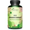 Vegavero Erba di San Giovanni + passiflora| 90 capsule | 500 mg di Erba di San Giovanni | 200 mg di estratto di passiflora | vegan