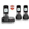 Alcatel Telefono cordless duo con segreteria telefonica nero Alcatel F890VOICETRIONOIR