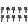 ZONAPRO Set 10 Chiavi Numerate Ricambio Originale NICE PR10CHS