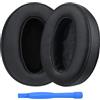 MMOBIEL Cuscinetti auricolari di ricambio per Sennheiser HD4.50BT, HD4.50, HD4.50BTNC, HD4.50SE, HD4.40BT, HD4.30G, HD4.20S, HD458BT, HD450, HD450BT, HD400S, HD350BT - Protein PU cuscino - Nero