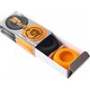 YAXI Cuscinetti auricolari YAXI per Koss PORTAPRO (Arancio+Nero)+A5 Poster Arancio