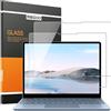 MEGOO ArmorShield vetro temperato per Surface Laptop Go 3 12,4 | Compatibile Laptop Go 2/1, vetro temperato 9H, rivestimento oleorepellente, installazione senza bolle, confezione da 2