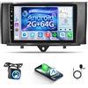 ETLFUCyber Android Autoradio per Mercedes Benz Smart Fortwo 2011-2015, 9 Pollici Autoradio Touchscreen con Wireless Carplay e Android Auto/WiFi/GPS/Bluetooth/EQ/Radio FM RDS
