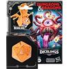 Dungeons & Dragons Hasbro L'onore dei ladri, D&D Dicelings, Orsogufo Bianco, Mostro D&D collezionabile per Adulti, Dado Convertibile, d20 Gigante, Action Figure, Gioco di Ruolo, Dado, F5214