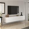 LBSIGN Mobile TV Sospeso 150 Cm 3 Ante A Ribalta West Bianco