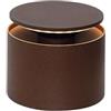 Zafferano, Push-Up, Lampada da Tavolo Ricaricabile e Senza Fili con Controllo Touch, Utilizzabile anche come Lampada da Esterni, Dimmer, 2200-3000 K, Altezza 80-100 cm, Colore Corten